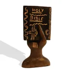 The crafted Book of Bible hand