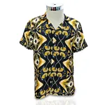 Summer top black and gold