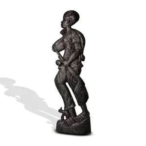 Hunter Man in Metal with Gun