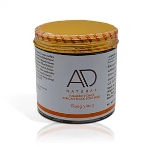 TURMERIC HONEY AFRICAN BLACK SOAP(ABS) PASTE, YLANG YLANG SCENTED