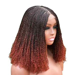 12-Inch / 16-Inch Synthetic Fiber Braided Wig – Natural Kinky Texture , wig cup