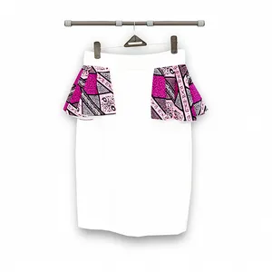 Ankara Khaki Skirt